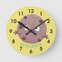 Cute smart chocolate chip cookie cartoon