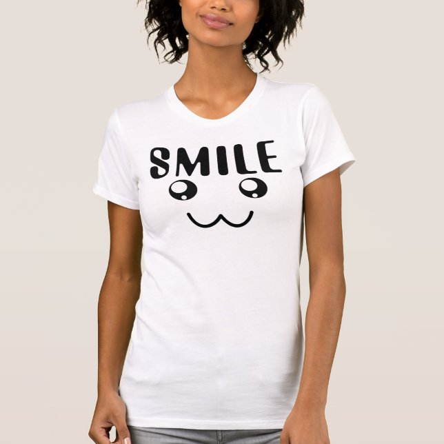 "Cute Smile" LogoT-Shirt T-Shirt (Front)