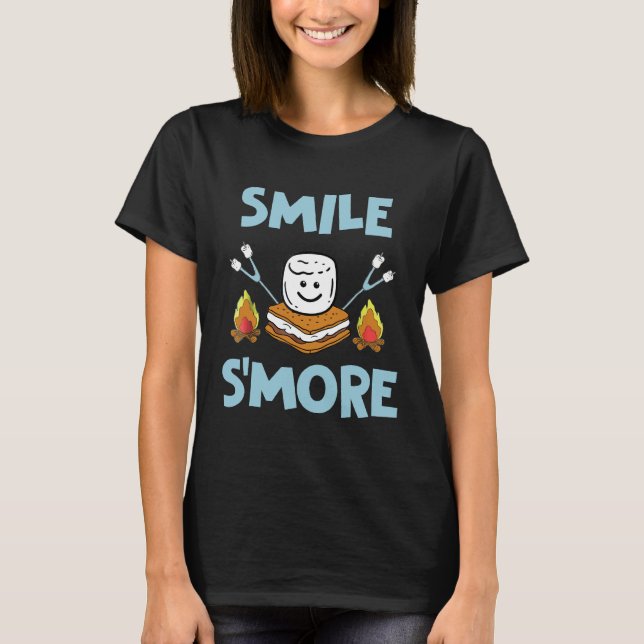Cute Smile Smore T Camping Smore Tee (Front)