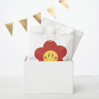 Cute Smiley Flower Retro Aesthetic Happy Face Desi Favour Bags