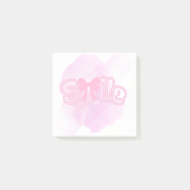 Cute smiley  post-it notes (Front)