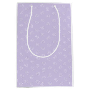 Cute Smiley Tooth - Lavender Medium Gift Bag