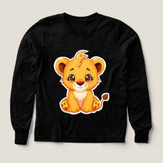 Cute Smiling Baby Tiger Cub Kids T-Shirt | Animal