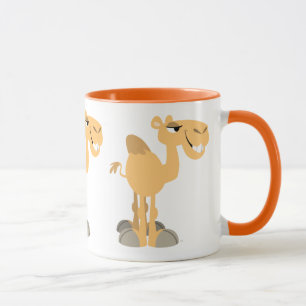 Cute Smiling Cartoon Camel Mug