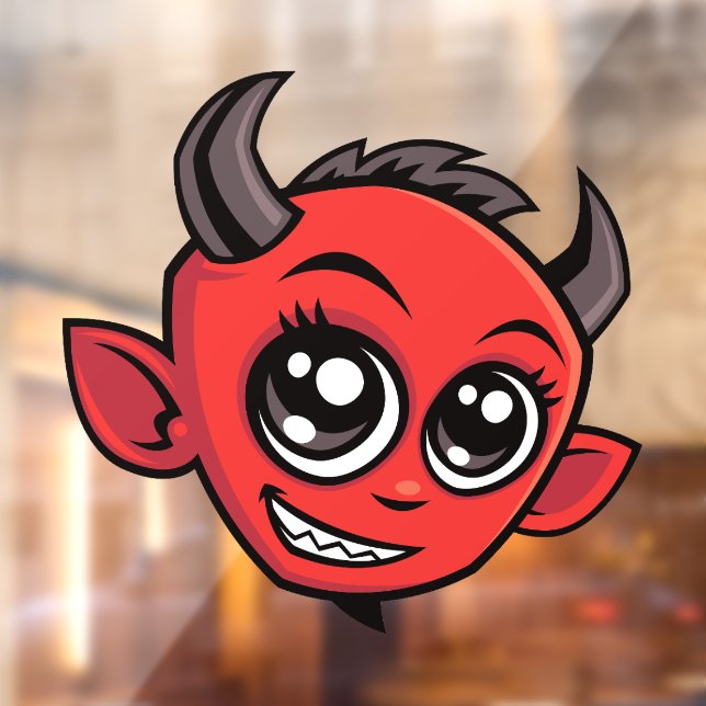 Cute Smiling Cartoon Devil (Sheet 2)