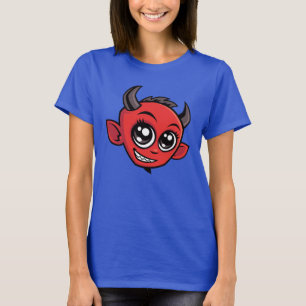 Cute Smiling Cartoon Devil T-Shirt