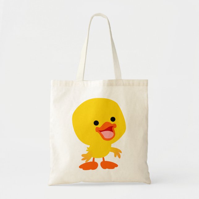Cute Smiling Cartoon Duckling Bag (Front)