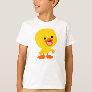 Cute Smiling Cartoon Duckling Children T-Shirt