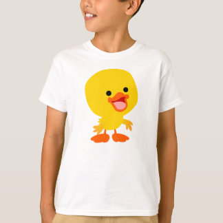 Cute Smiling Cartoon Duckling Children T-Shirt