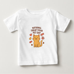 Cute Smiling Cat Shirt National Treat Pet Day