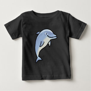 Cute Smiling Dolphin Baby T-Shirt