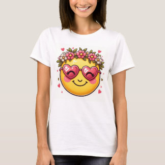cute smiling emoji  T-Shirt