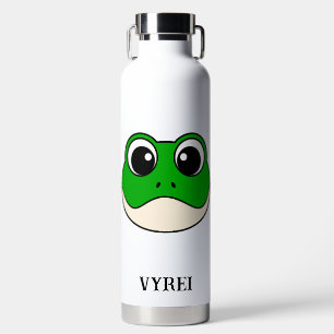 Cute Smiling Frog Water Bottle