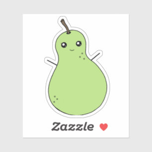 Cute Smiling Fruit Sticker