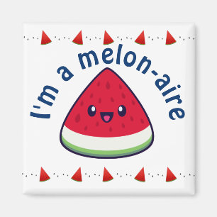 Cute Smiling Kawaii Watermelon   Magnet