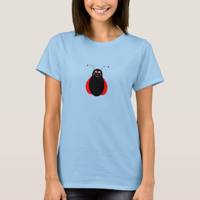 Cute Smiling Ladybug Shirt (Front)