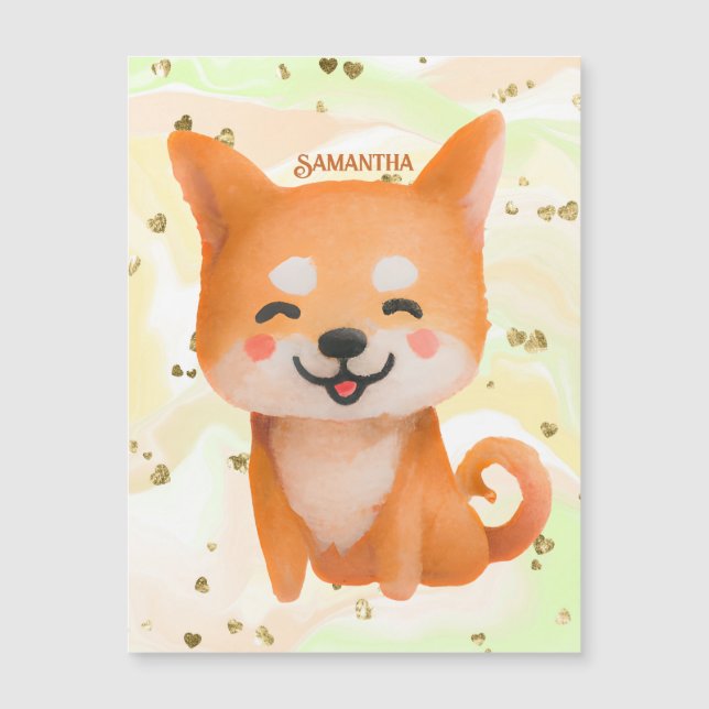 Cute Smiling Shiba Inu (Front)