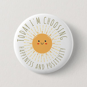 Cute Smiling Sun 6 Cm Round Badge
