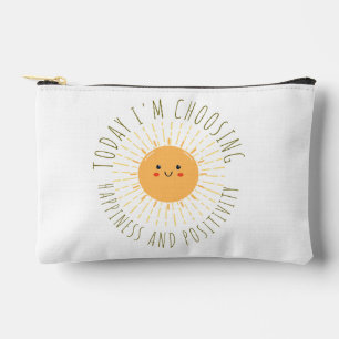 Cute Smiling Sun Accessory Pouch