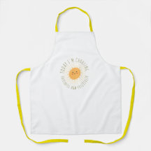 Cute smiling sun All-Over Print Apron