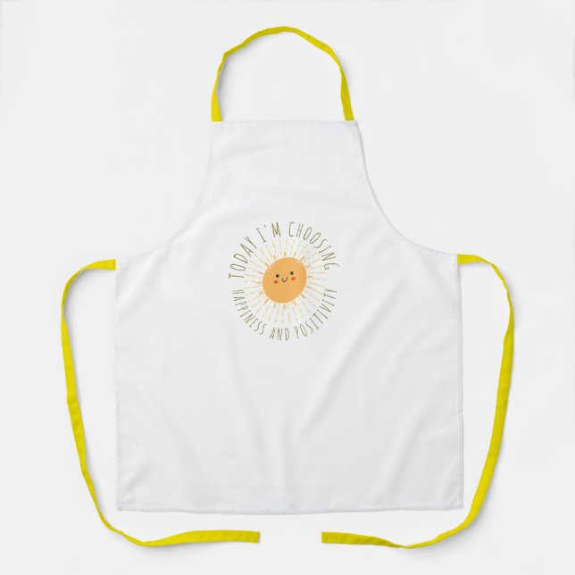 Cute smiling sun All-Over Print Apron (Front)