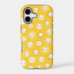 Cute smiling sun cartoon art