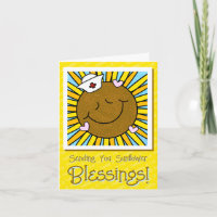 Cute Smiling Sunflower Nurse Get Well Soon