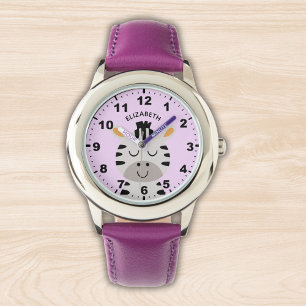 Cute smiling zebra for Girl Watch