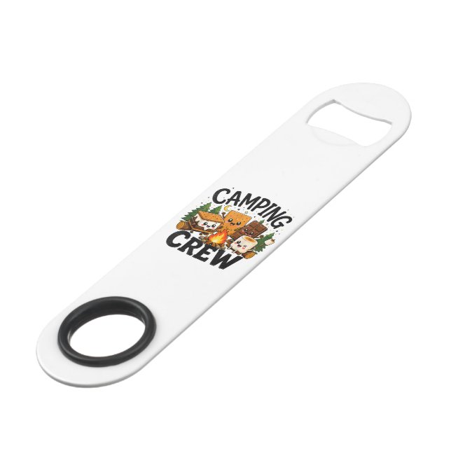 Cute S'mores Campfire Camping Squad Outdoor (Back Angled)