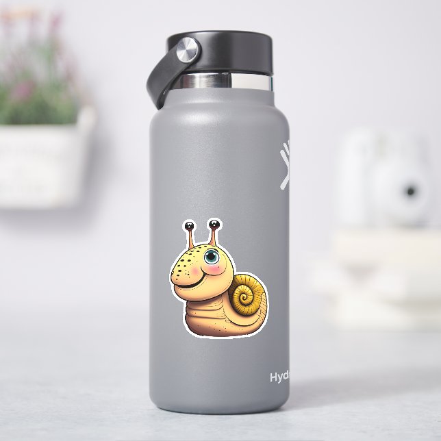 Cute snail cartoon sticker (HydroFlask)
