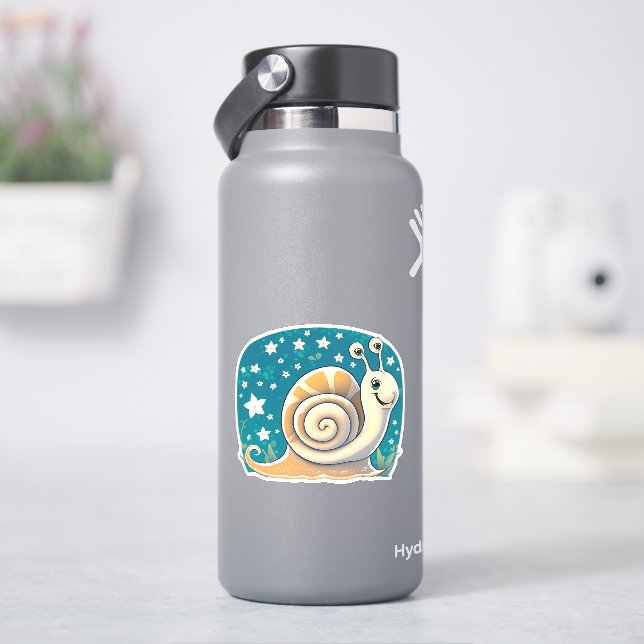 Cute snail cartoon sticker (HydroFlask)