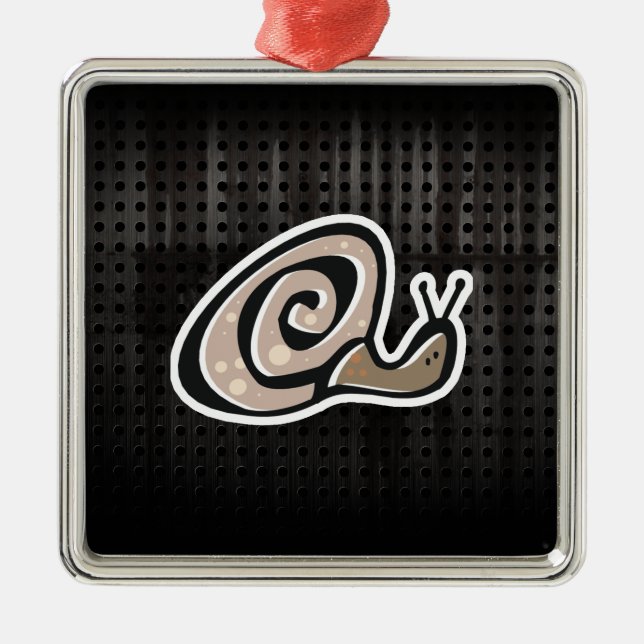 Cute Snail; Cool Metal Tree Decoration (Front)