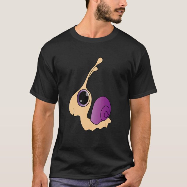 Cute Snail I Just Really Like Snails, Ok Funny Sna T-Shirt (Front)