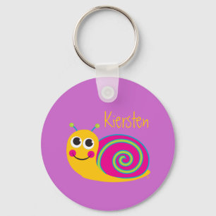 Cute Snail Keychain