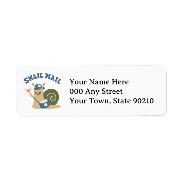 Cute Snail Mail Postman (Front)