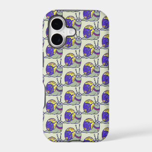 Cute Snail Pattern Phone Case – Whimsical Repeatin