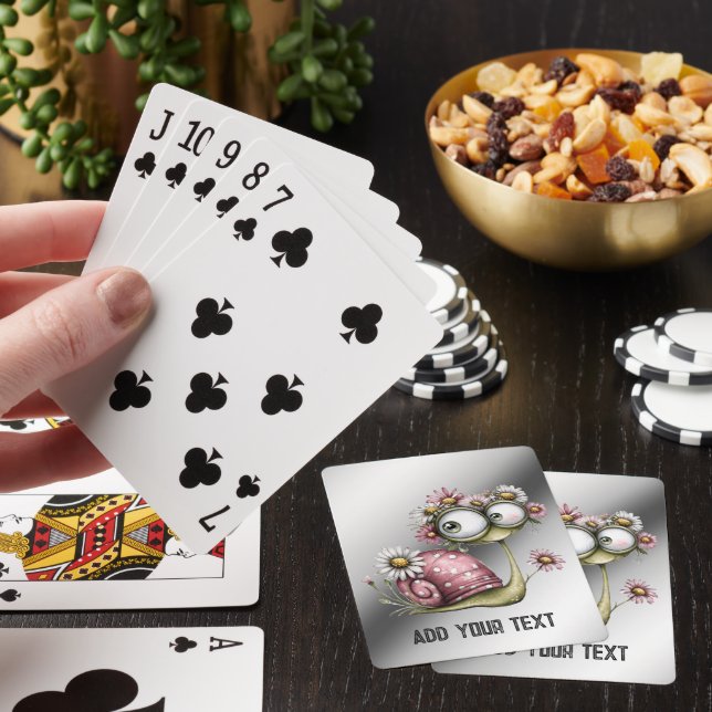 Cute Snail Playing Cards (In Situ)