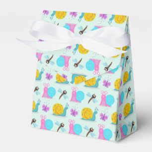 Cute Snails, Butterflies and Dragonflies Favour Box