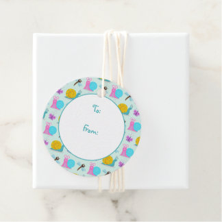 Cute Snails, Butterflies and Dragonflies Favour Tags