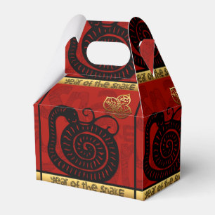 Cute Snake Chinese Year 2025 Zodiac Birthday GFB Favour Box