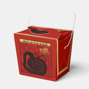 Cute Snake Chinese Year 2025 Zodiac Birthday TOFB Favour Box
