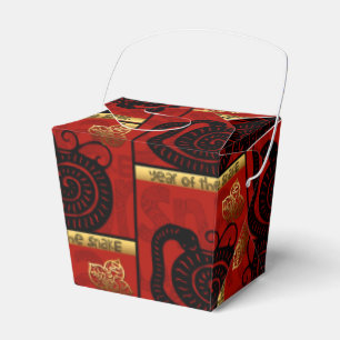 Cute Snake Chinese Year 2025 Zodiac Birthday TOFB Favour Box