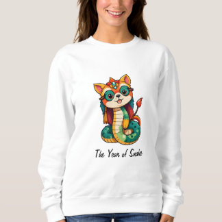 Cute Snake for China Lunar New Year 2025 Sweatshirt