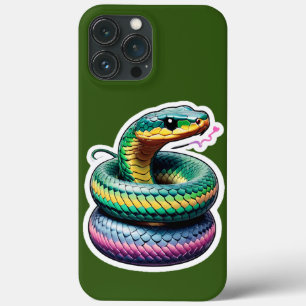 Cute Snake Illustration iPhone 13 Pro Max Case