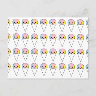 Cute Snow Cones Postcard