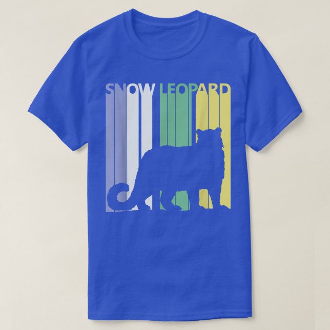 Cute Snow Leopard  T-Shirt (Design Front)