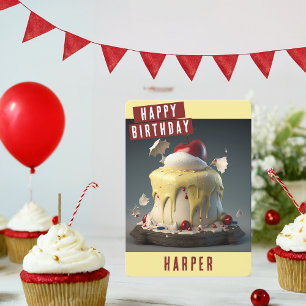 Cute Snow White Birthday Card