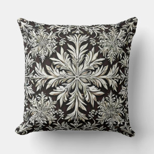 Cute snowflakes cushion
