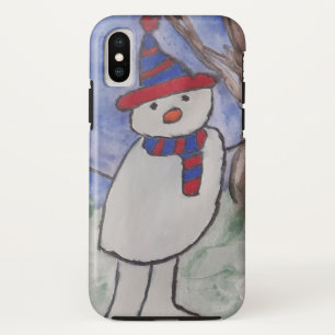 Cute Snowman Case-Mate iPhone Case