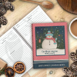 Cute Snowman Christmas Calories Quote Pink Recipe Notebook<br><div class="desc">Cute Christmas Calories snowman personalised recipe books for any age. Makes a unique and fun gift for sons, daughters, friends, newlyweds etc. Fill out the pages with your favourite holiday recipes for an even ‘sweeter’ gift! Add grandmas secret recipes and keep the traditions alive. For more of my daily, inspirational...</div>